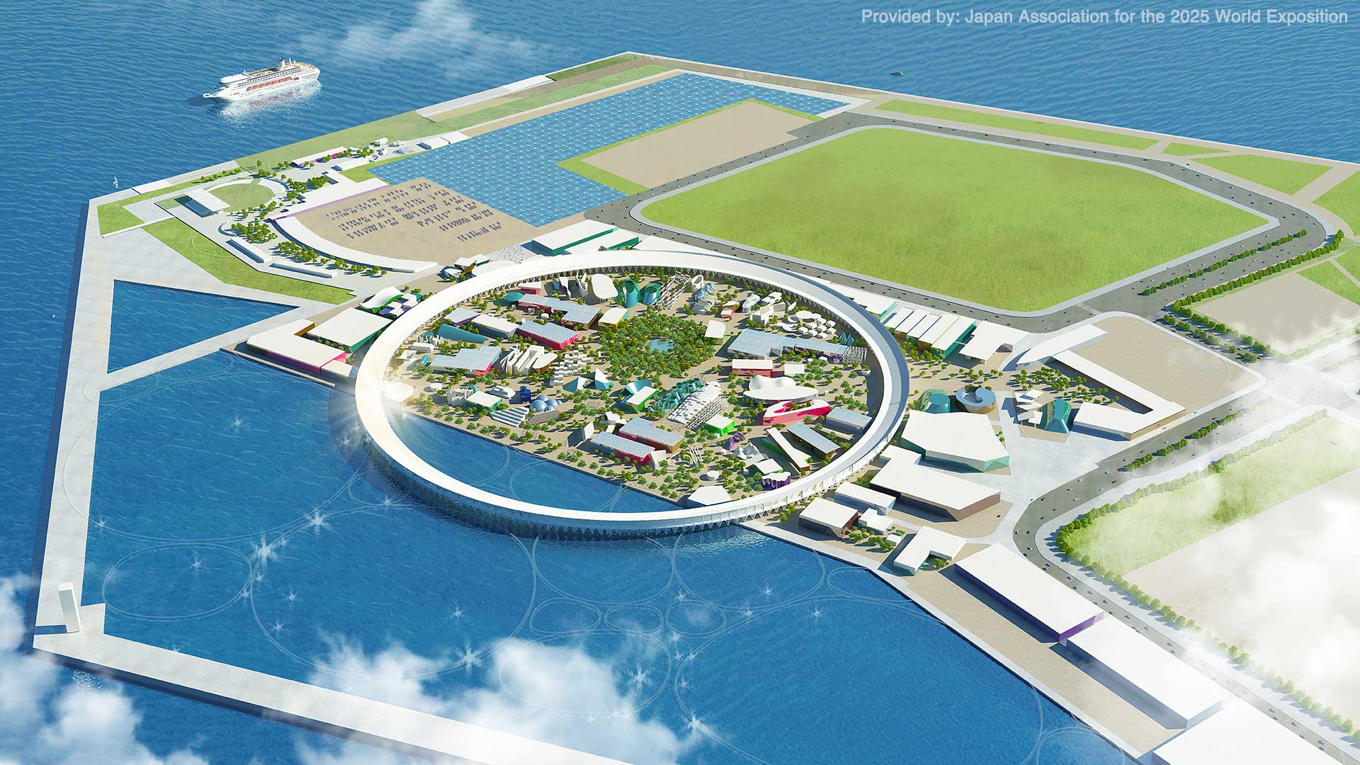 Overall image of the Expo site